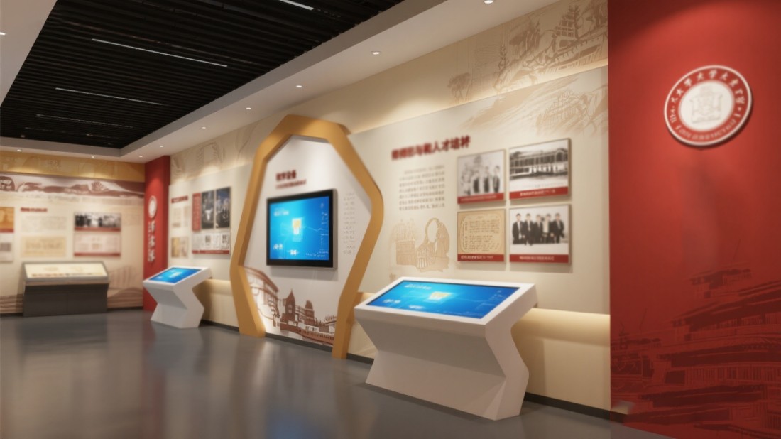 現代化校史展覽館設計效果圖